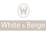 White Beige Shop Logo