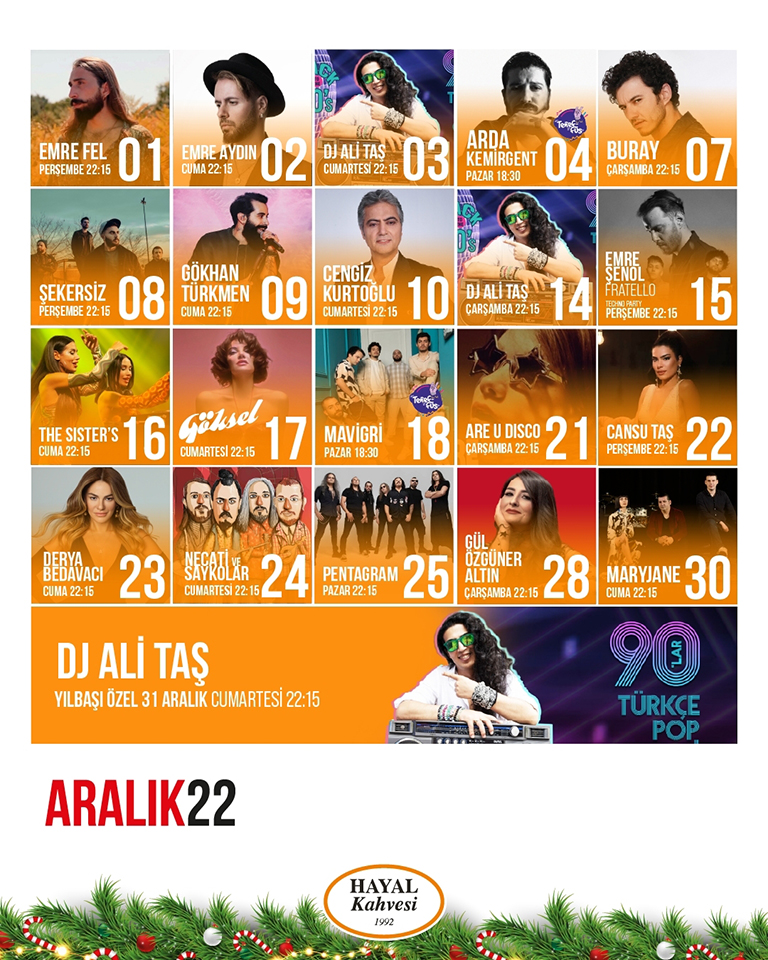 Symbol Kocaeli Hayal Kahvesi Aylık Program
