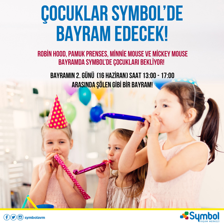 Etkinlikler - Çocuklar Symbol'de Bayram Edecek!