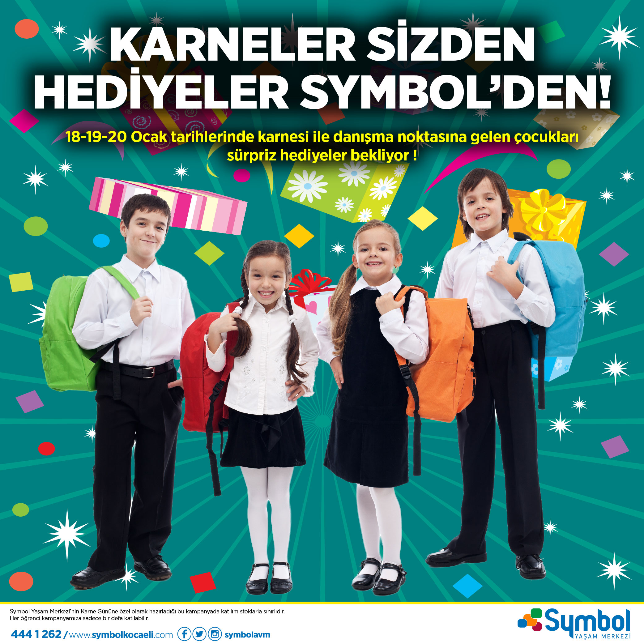 Etkinlikler - Karneler Sizden Hediyeler Symbol'den