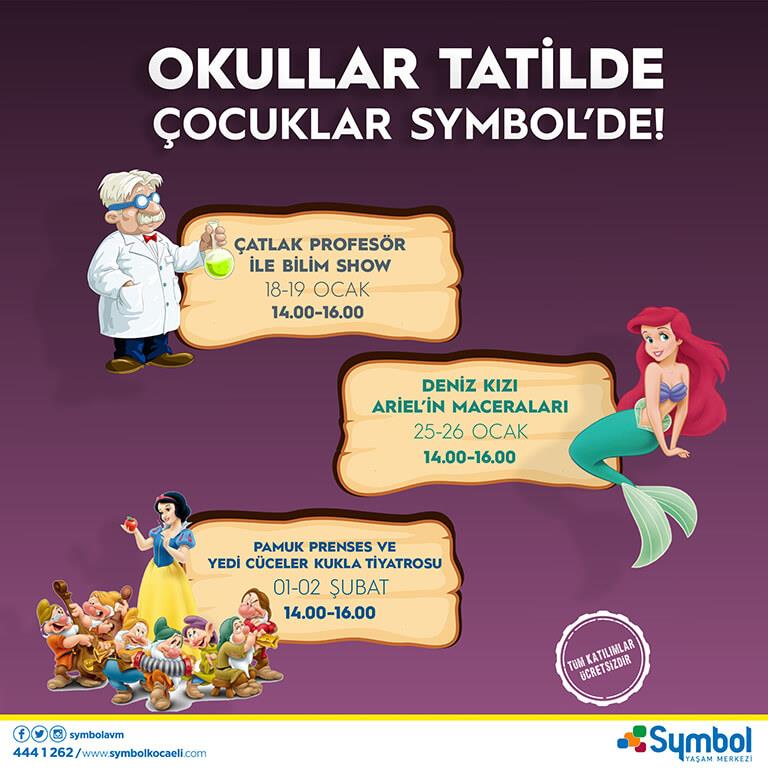 Etkinlikler - Okullar Tatilde Çocuklar Symbolde