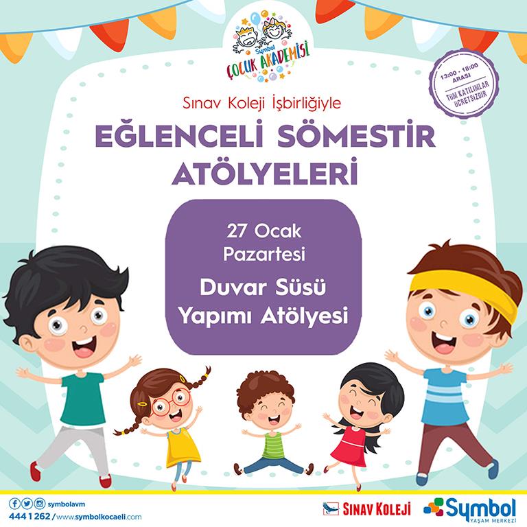 Etkinlikler - Sınav Koleji İşbirliğiyle Eğlenceli Sömestir Atölyeleri