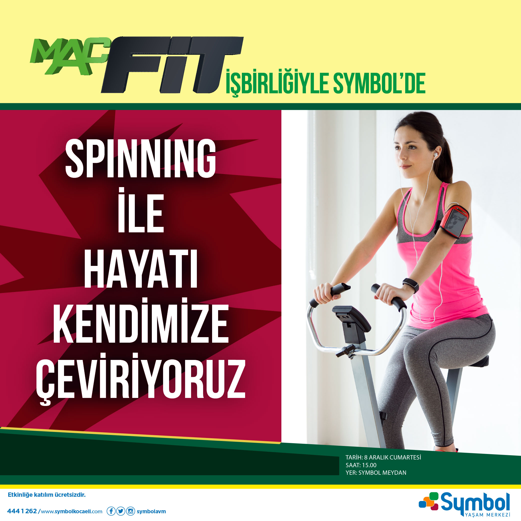 Etkinlikler - Spinning ile Hayatı Kendimize Çeviriyoruz